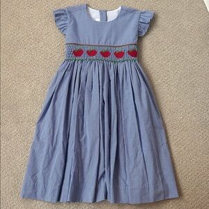 NWOT Lulu Bebe smocked apple dress